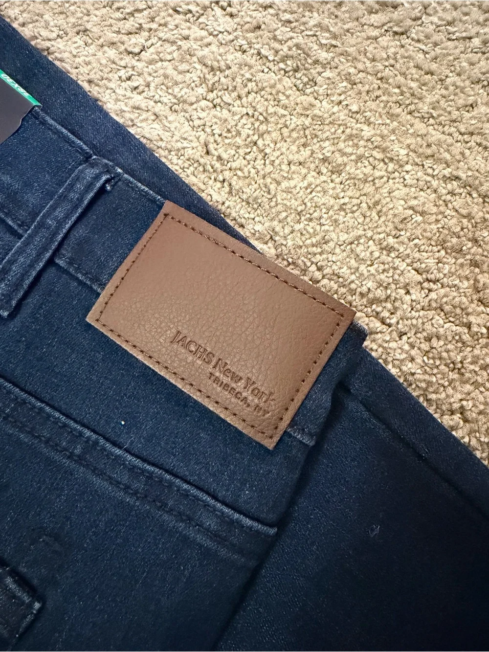 JACHS New York - Men's Dark Blue Stretch Jeans